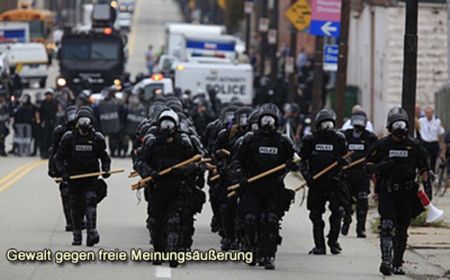 Geaalt gegen Demonstranten beim G20 Gipfel in Pittsburgh (USA)
