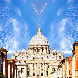 Der Vatikan - Sitz des Papstes, des Nachfolgers Petri und Stellvertreters Christi auf Erden