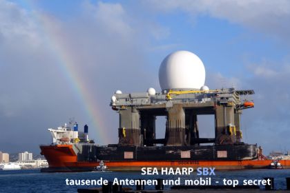 HAARP-Anlage auf einem Schiff 